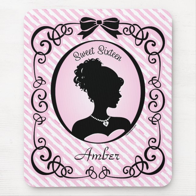 Alfombrilla De Ratón Dulce 16 Mousepad del camafeo (Frente)