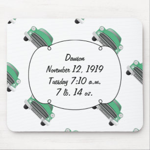 Alfombrilla De Ratón Dulce Green Retro Car Baby Gifts
