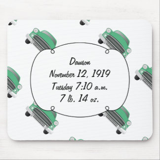Alfombrilla De Ratón Dulce Green Retro Car Baby Gifts
