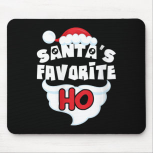 Alfombrilla De Ratón Dulce Navidades Ho Feo favoritas de Santa