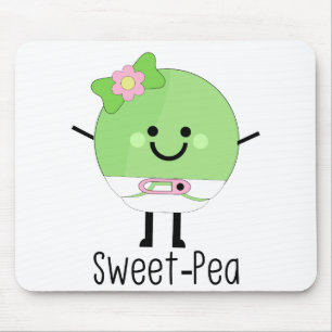 Alfombrilla De Ratón Dulce Pea Baby Pea
