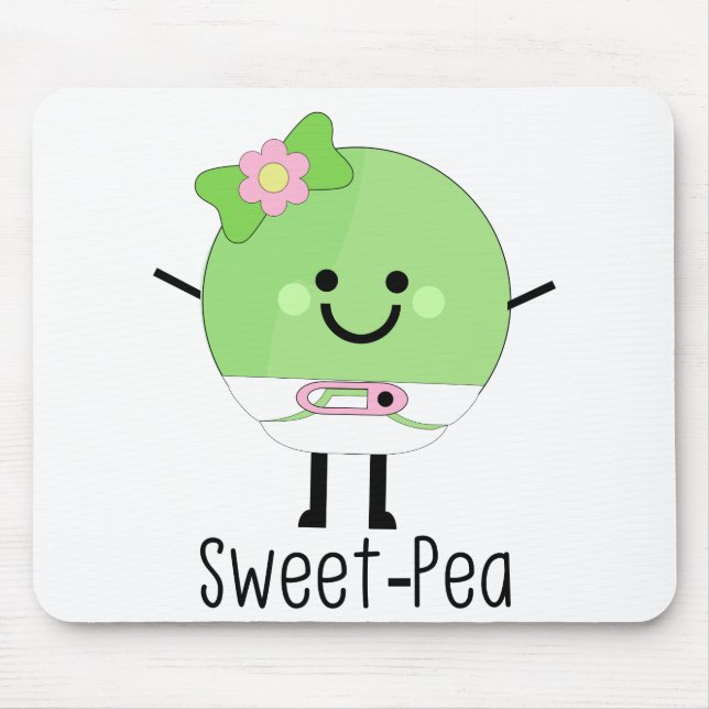 Alfombrilla De Ratón Dulce Pea Baby Pea (Frente)