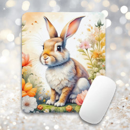 Alfombrilla De Ratón Dulces bendiciones de Pascua Conejo de Conejo de C