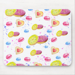 Alfombrilla De Ratón Dulces dulces con un patrón de brillo colorido