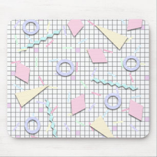 Alfombrilla De Ratón Dulces Pastel Geo Impresión de los 80