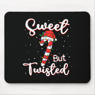 Alfombrilla De Ratón Dulces pero retorcidas Navidades graciosos Candy C