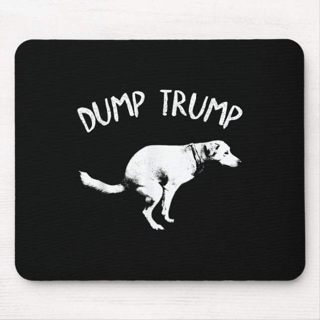 Alfombrilla De Ratón Dump Trump Pooping (Frente)