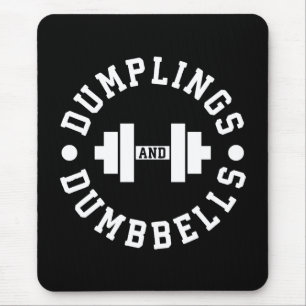 Alfombrilla De Ratón Dumplings and Dumbbels - Bulking - Novedad diverti