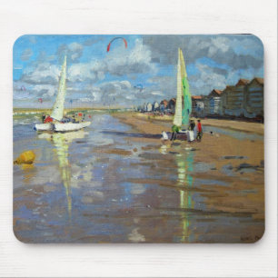 Alfombrilla De Ratón Dunas Francia del rebuzno de la reflexión