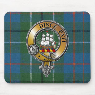 Alfombrilla De Ratón Duncan Tartán y Badge