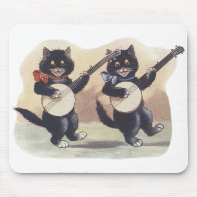 Alfombrilla De Ratón Dúo Mousepad del gato (Frente)
