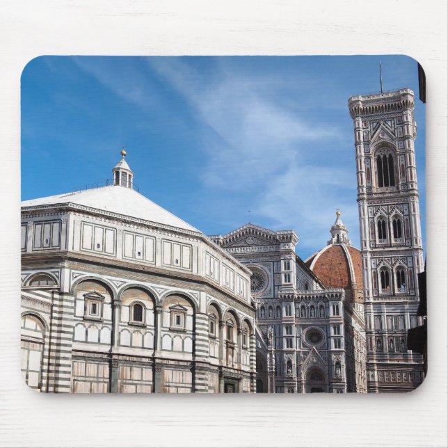 Alfombrilla De Ratón Duomo y Baptistry, mousepad de Florencia (Frente)