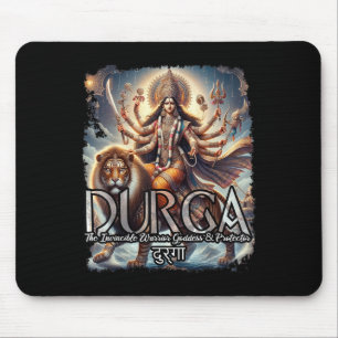 Alfombrilla De Ratón Durga Goddess War Matiología hindú Devi Shakti