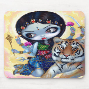 Alfombrilla De Ratón "Durga y el tigre" Mousepad