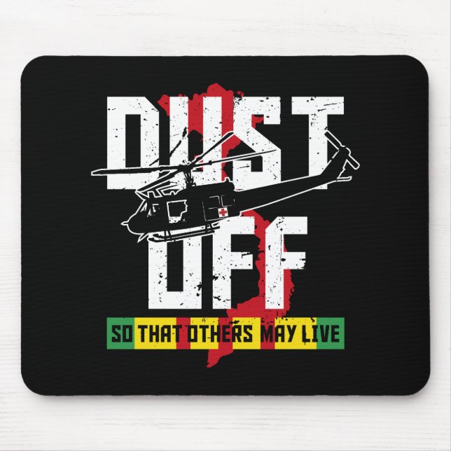 Alfombrilla De Ratón DUSTOFF Vietnam: Airborne Lifesavers (Frente)