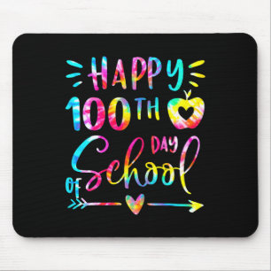 Alfombrilla De Ratón Dye Happy 100 Day School Teacher Student 100 Day
