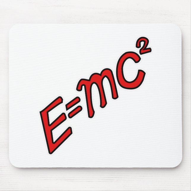 Alfombrilla De Ratón E = mc² – Modo Genio Activado (Frente)