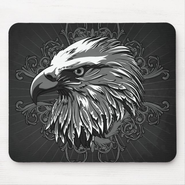 Alfombrilla De Ratón Eagle calvo Mousepad (Frente)