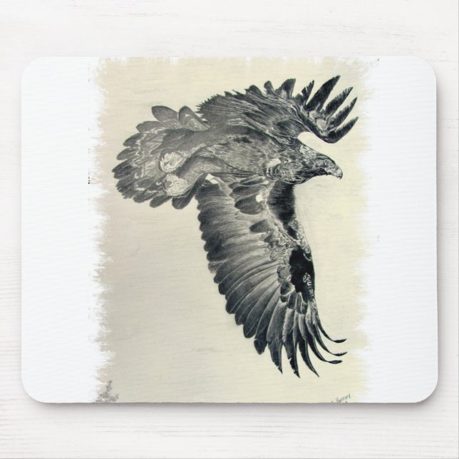 Alfombrilla De Ratón Eagle de oro Mousepad (Frente)
