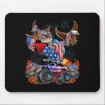 Alfombrilla De Ratón Eagle Monster Truck Dinosaur July 4th America Patr<br><div class="desc">Eagle Monster Truck Dinosaur July 4th America Patriotic Usa</div>