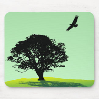 Alfombrilla De Ratón Eagle y árbol
