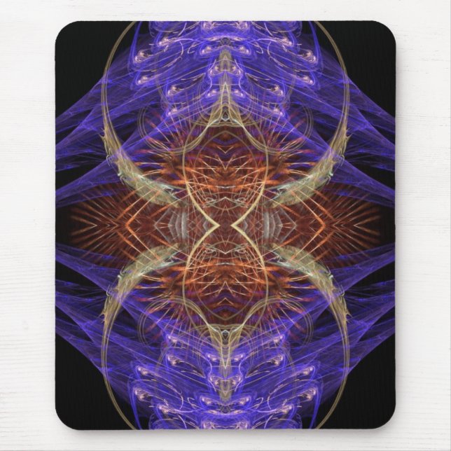 Alfombrilla De Ratón Earth Feathers Mousepad (Frente)
