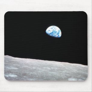 Alfombrilla De Ratón Earthrise - la perspectiva lunar