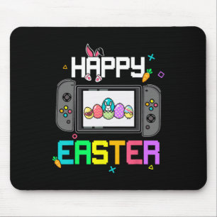Alfombrilla De Ratón Easter Bunny Egt Hunt Gamer Niños Boys Video G