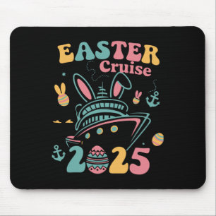 Alfombrilla De Ratón Easter Cruise 2025 Bunny Cruise Ship Easter Family