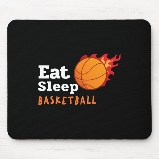 Alfombrilla De Ratón Eat Sleep Basketball (Frente)