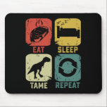 Alfombrilla De Ratón Eat Sleep Tame Repeat Dinosaur Gaming Geek Funny G<br><div class="desc">Eat Sleep Tame Repeat Dinosaur Gaming Geek Funny Gamer</div>