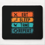 Alfombrilla De Ratón Eat Sleep Tame Repeat Gamer Dinosaur Trex Lover<br><div class="desc">Eat Sleep Tame Repeat Gamer Dinosaur Trex Lover</div>