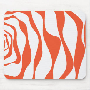 Alfombrilla De Ratón Ebb y Flow 4 en Naranja y blanco