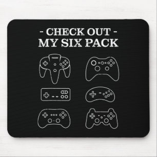 Alfombrilla De Ratón Echa Un Videojuego Funny de Seis Paquetes G