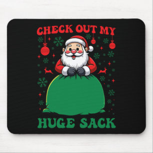 Alfombrilla De Ratón Echa Un Vistazo A Mi Enorme Destitución De Navidad