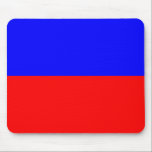Alfombrilla De Ratón Echo<br><div class="desc">Símbolo de la bandera náutica de Echo,  Azul Rojo</div>