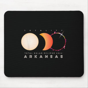 Alfombrilla De Ratón Eclipse 2024 Arkansas Total Eclipse Astronomy Grap