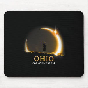 Alfombrilla De Ratón Eclipse 2024 Ohio Eclipse solar total 1