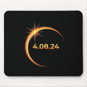 Alfombrilla De Ratón Eclipse solar 2024 América Totalidad 04 08 24 Prim