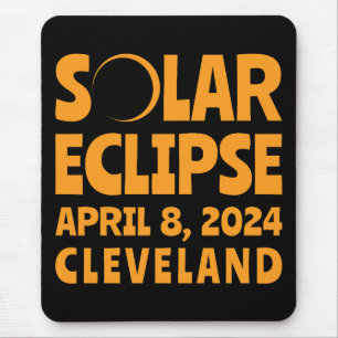 Alfombrilla De Ratón Eclipse solar 2024 Cleveland Ohio