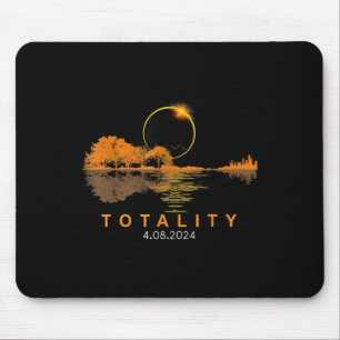 Alfombrilla De Ratón Eclipse solar 2024 Eclipse solar total 4.08.24 Gui