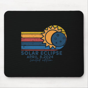 Alfombrilla De Ratón Eclipse solar 2024 Eclipse solar total 8 de abril