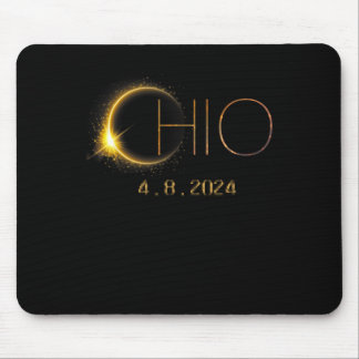 Alfombrilla De Ratón Eclipse solar 2024 Eclipse solar total Ohio