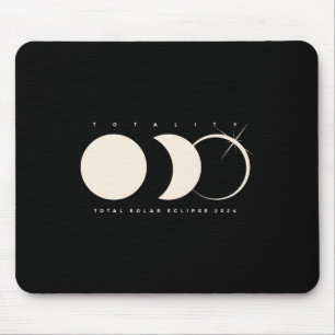 Alfombrilla De Ratón Eclipse solar 2024 Gráfica Astronómica Eclipse tot