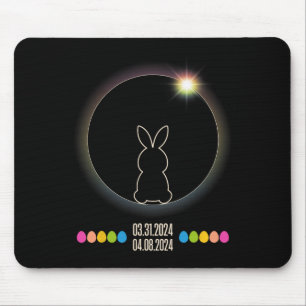 Alfombrilla De Ratón Eclipse solar 2024 Huevos de Pascua de Pascua