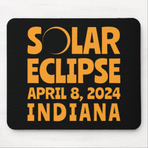 Alfombrilla De Ratón Eclipse solar 2024 Indiana