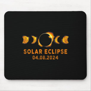 Alfombrilla De Ratón Eclipse Solar 2024 Niño Pequeño Eclipse Solar