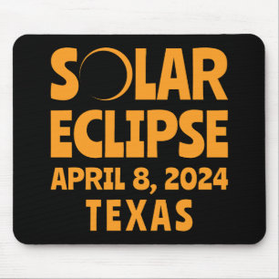 Alfombrilla De Ratón Eclipse solar 2024 Texas