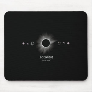 Alfombrilla De Ratón Eclipse solar 2024 Totalidad