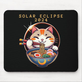 Alfombrilla De Ratón Eclipse solar 8 de abril de 2024 Astronomía Gato K